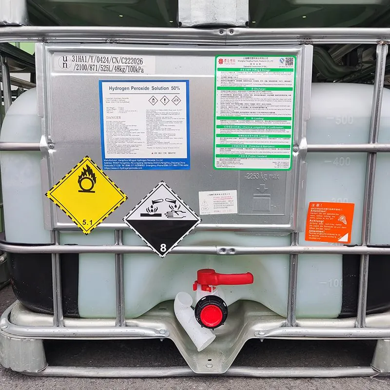 500L Hydrogen Peroxide Aqueous Solution 50%